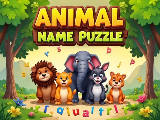 Quebra-Cabeça de Nome de Animal
