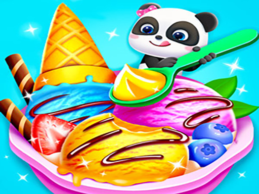 Caminhão de Sorvete de Bebê Panda