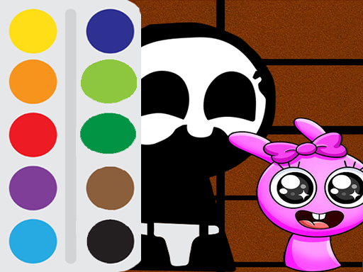 Colorindo Baby Sprunki Incredibox