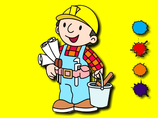 Bob o Construtor para Colorir