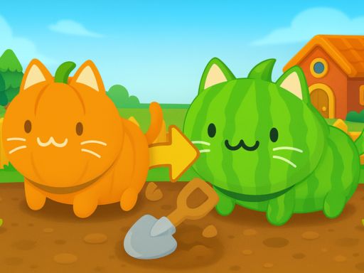 Jardim Brainrot. Fundir Gatos