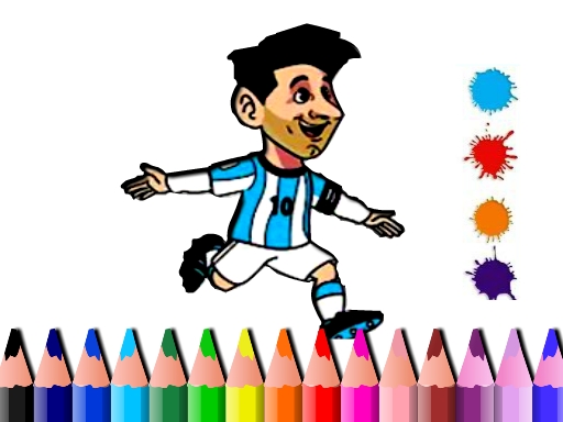 Livro de Colorir BTS Messi