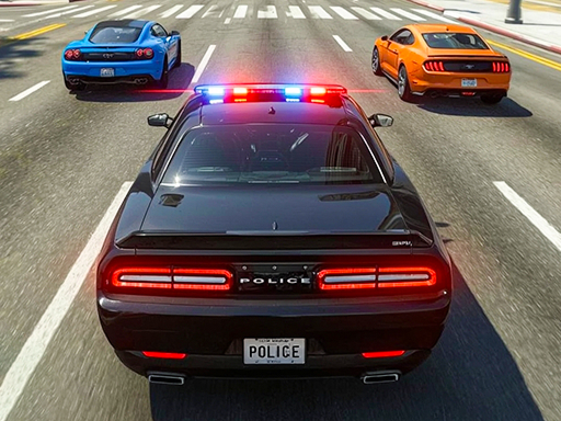 Jogo de Perseguição de Carros de Polícia na Cidade