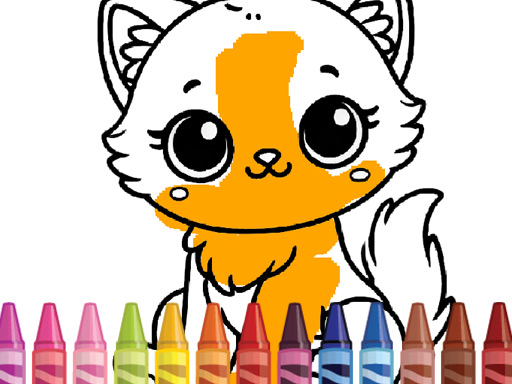 Animais Fofos para Colorir Diversão Adorável para Crianças