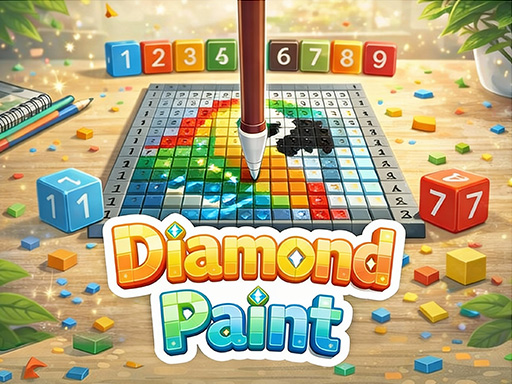 Arte com Pintura de Diamante