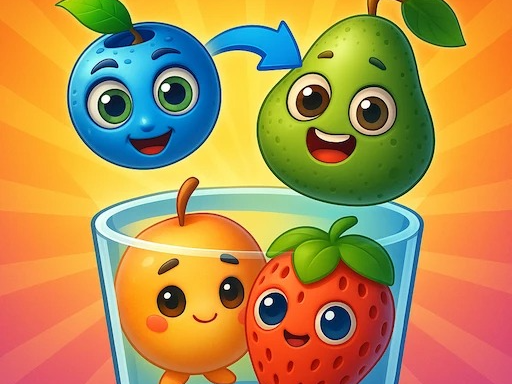 Personagens de Frutas Mesclados