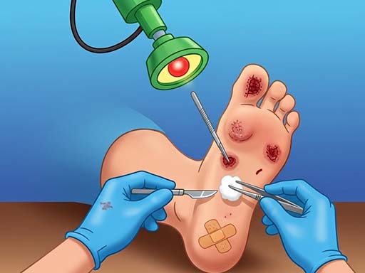 Simulador de Médico dos Pés