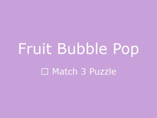 Estouro de Bolhas de Fruta