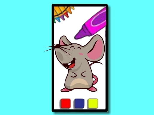 Hora de Colorir o Rato Engraçado