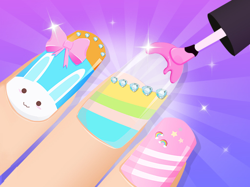 Salão de Unhas Divertido para Meninas