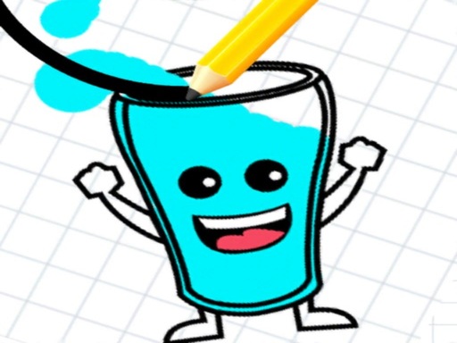 Desenhe linhas para o vidro feliz