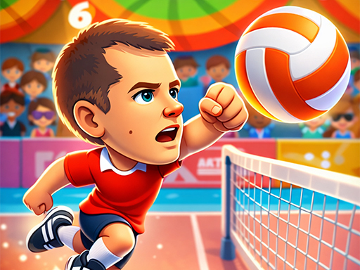 Jogo de Esporte de Voleibol
