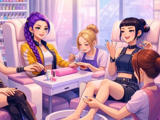 Estúdio de Unhas Caçadores de Demônios K-Pop