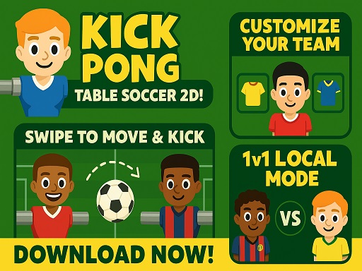 Kick Pong   Futebol de Mesa