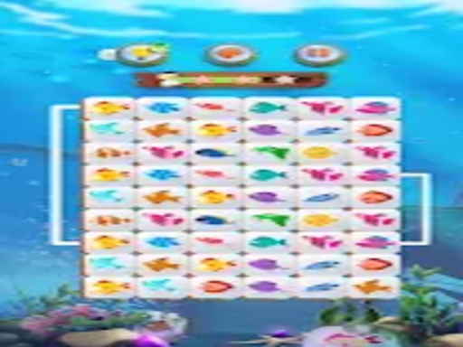 Mahjong Connect Mundo dos Peixes
