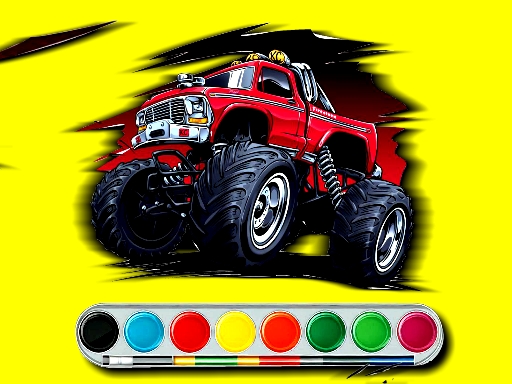 Colorindo Monster Jeep