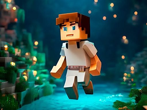 Noobik Parkour em uma Caverna!