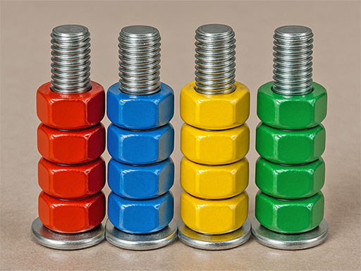 Jogo de Quebra-Cabeça de Cores Nutsort