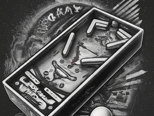 Pinball Preto e Branco