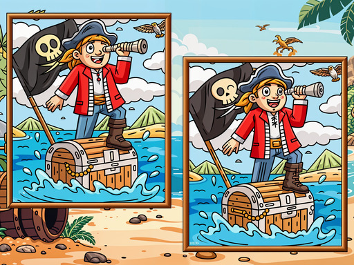 Piratas Encontram As Diferenças