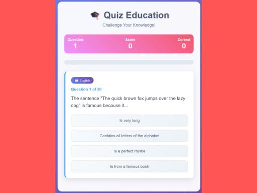 Quiz Educação