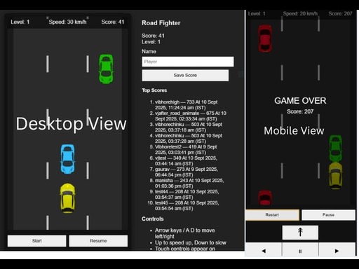 Road Fighter – Corrida Infinita de Carros