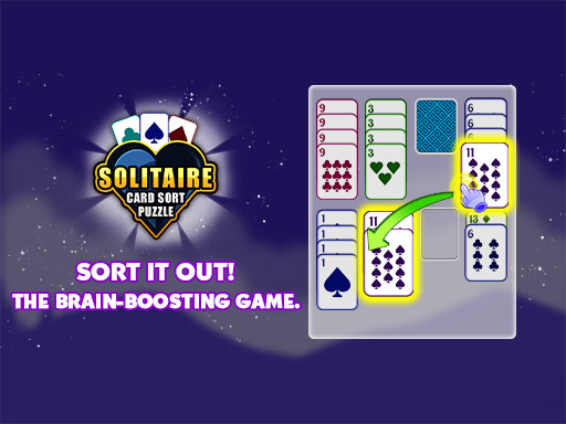 Quebra-Cabeça de Classificação de Cartas Solitaire