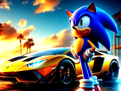 Sonic Run para Lamborghini