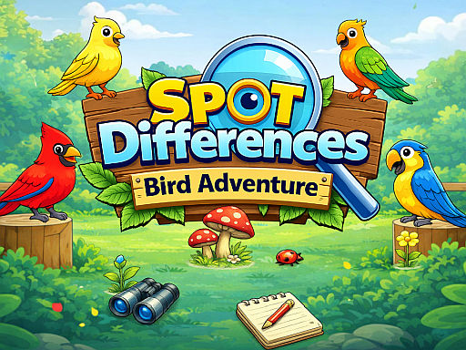 Encontre as Diferenças: Aventura dos Pássaros