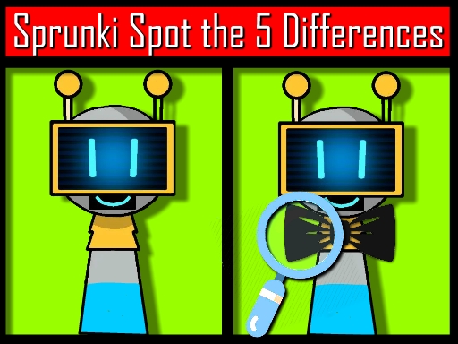 Sprunki Encontre as 5 Diferenças