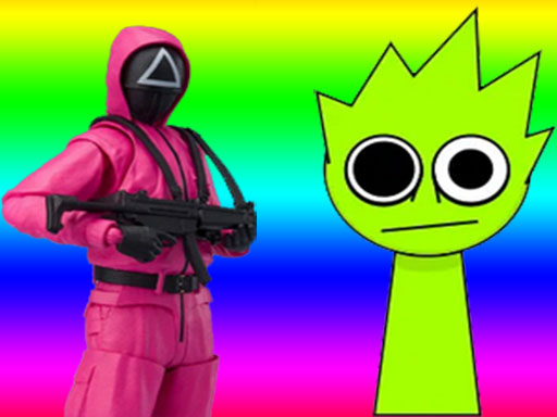 Jogo de Tiros Squid Sprunki 2