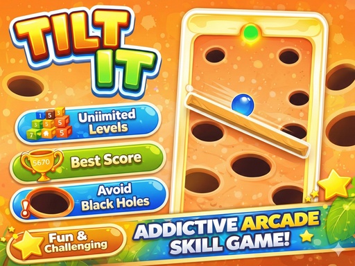 Tilt It Jogo de Habilidade Atraente