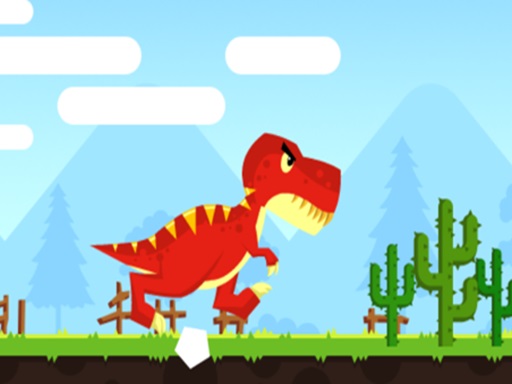 T-Rex Correndo em Cores