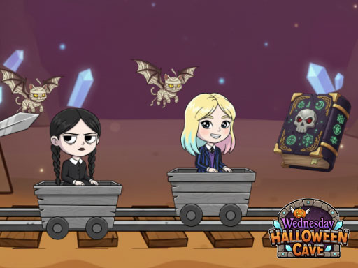 Caverna do Halloween de Quarta-feira